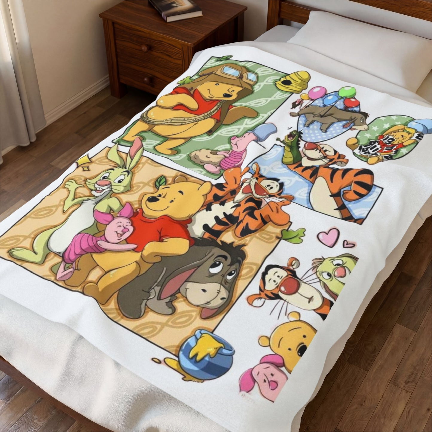 PLUSH POOH BLANKET