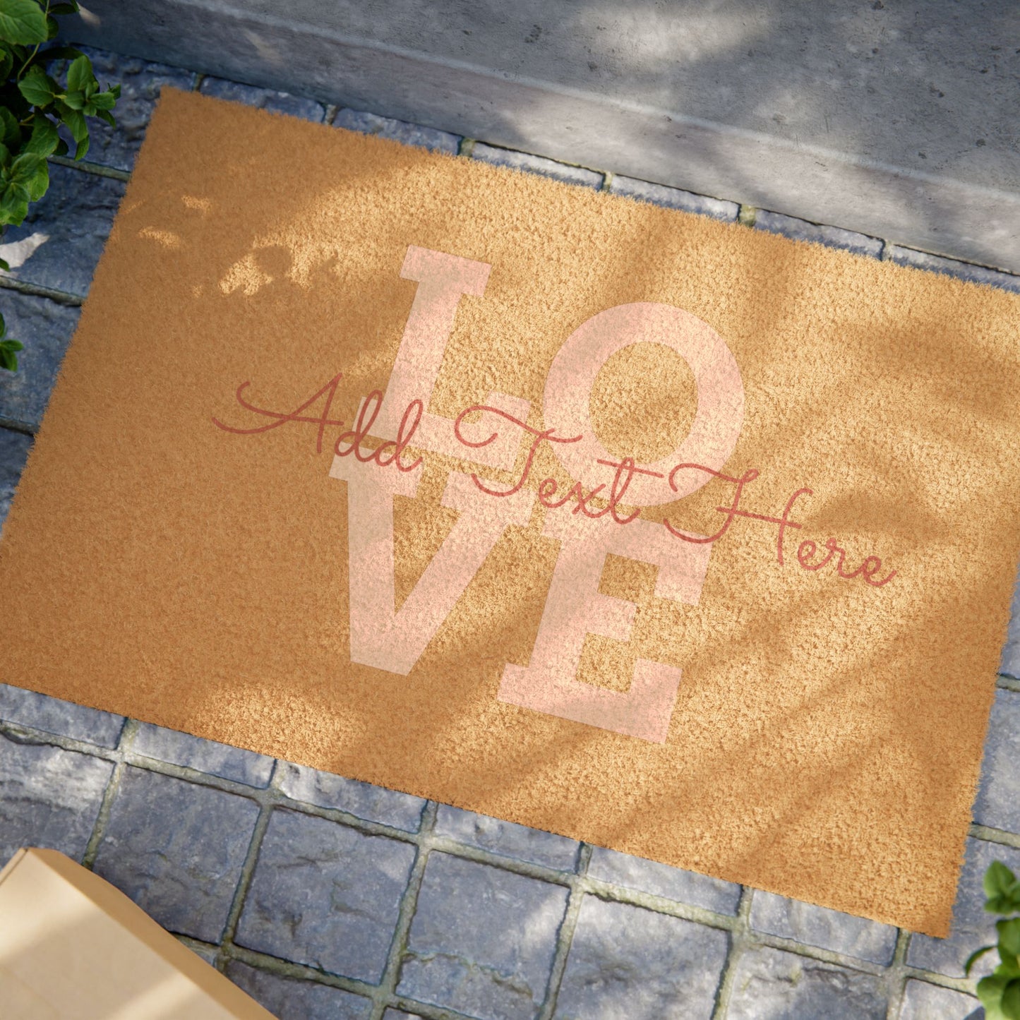CUSTOM LOVE DOORMAT
