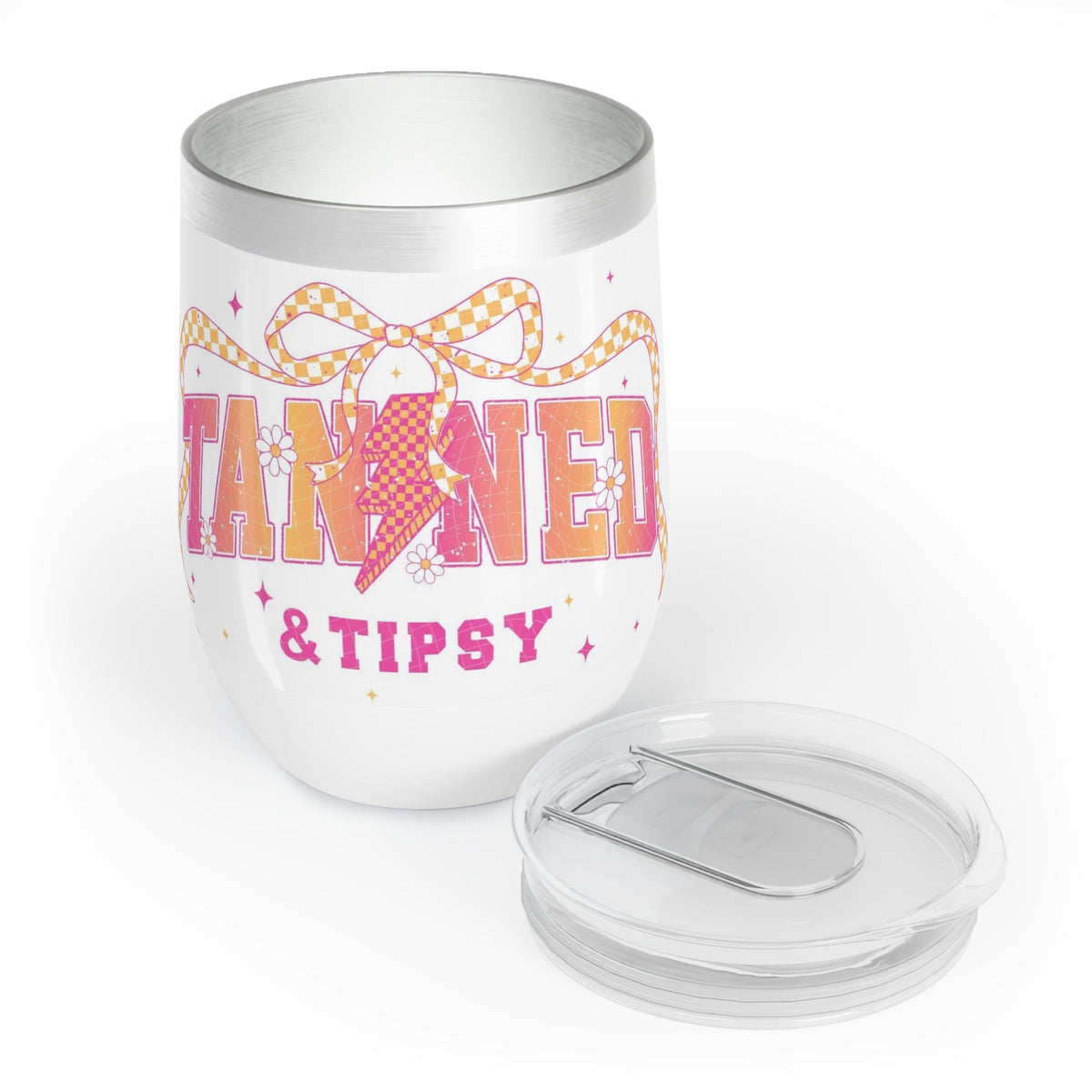TANNED AND TIPSY WINE TUMBLER