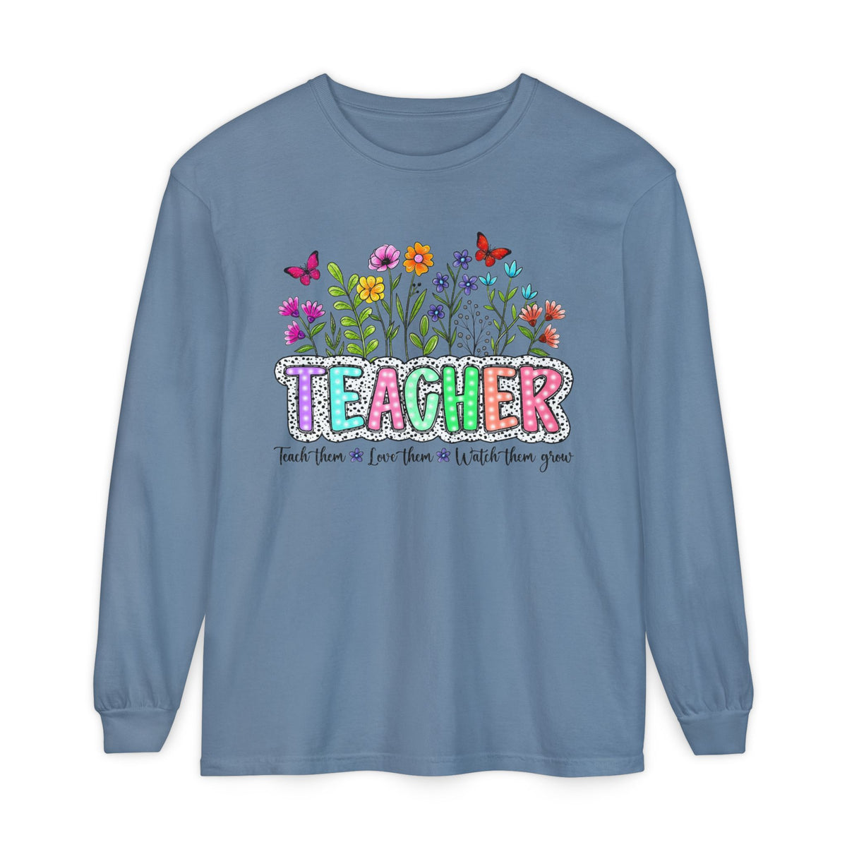 FLORAL TEACHER SWEATSHIRT