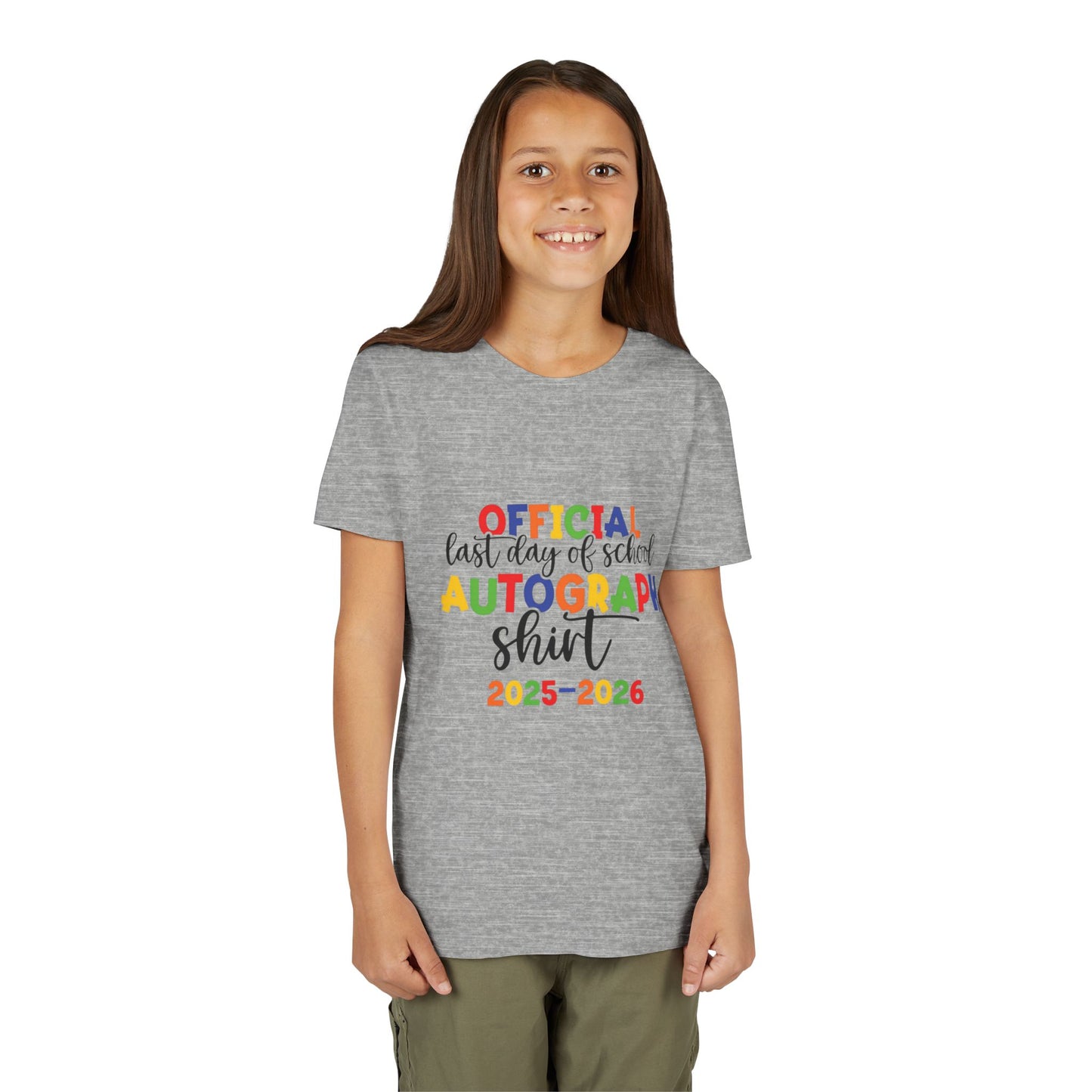 END OF SCHOOL AUTOGRAPH TEE