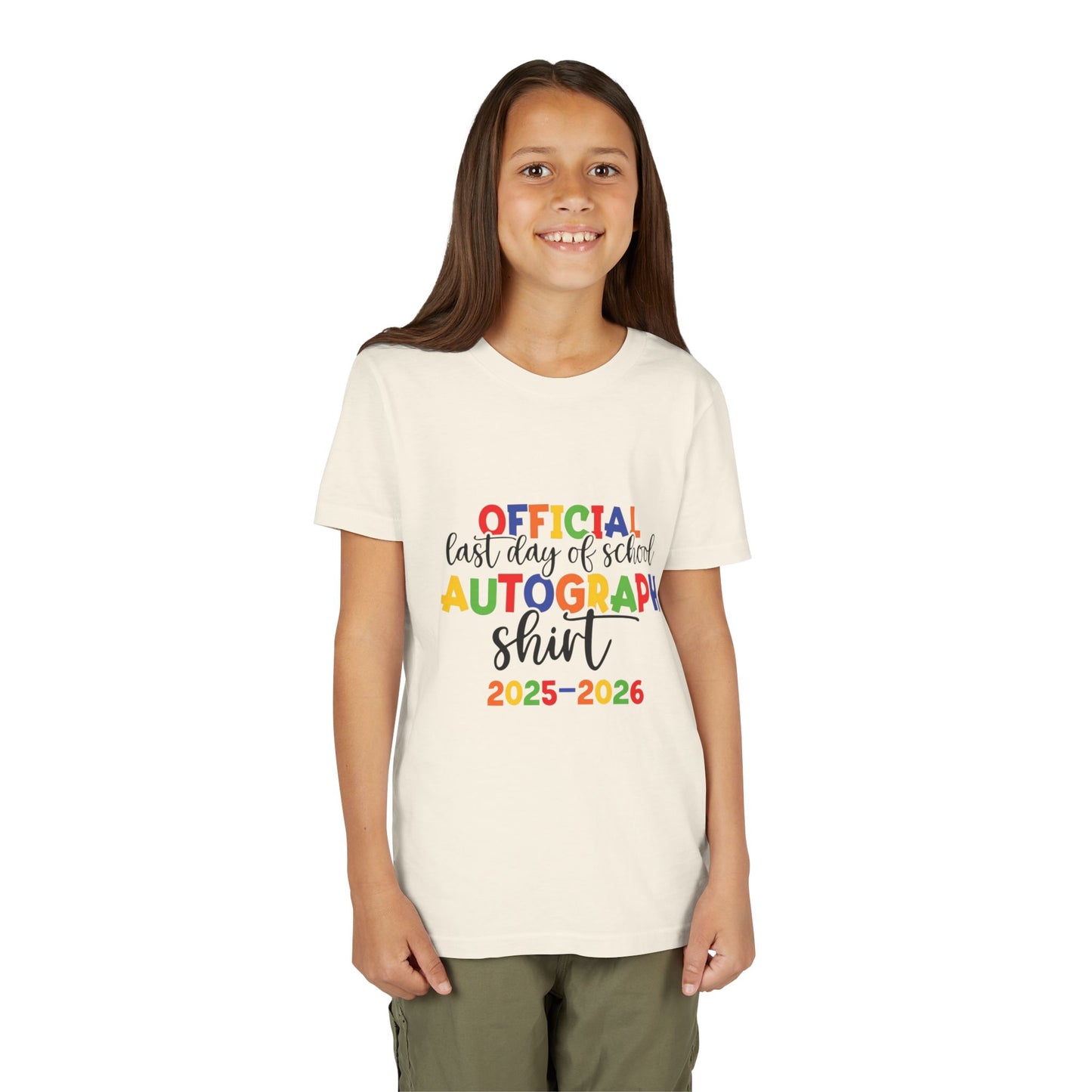 END OF SCHOOL AUTOGRAPH TEE