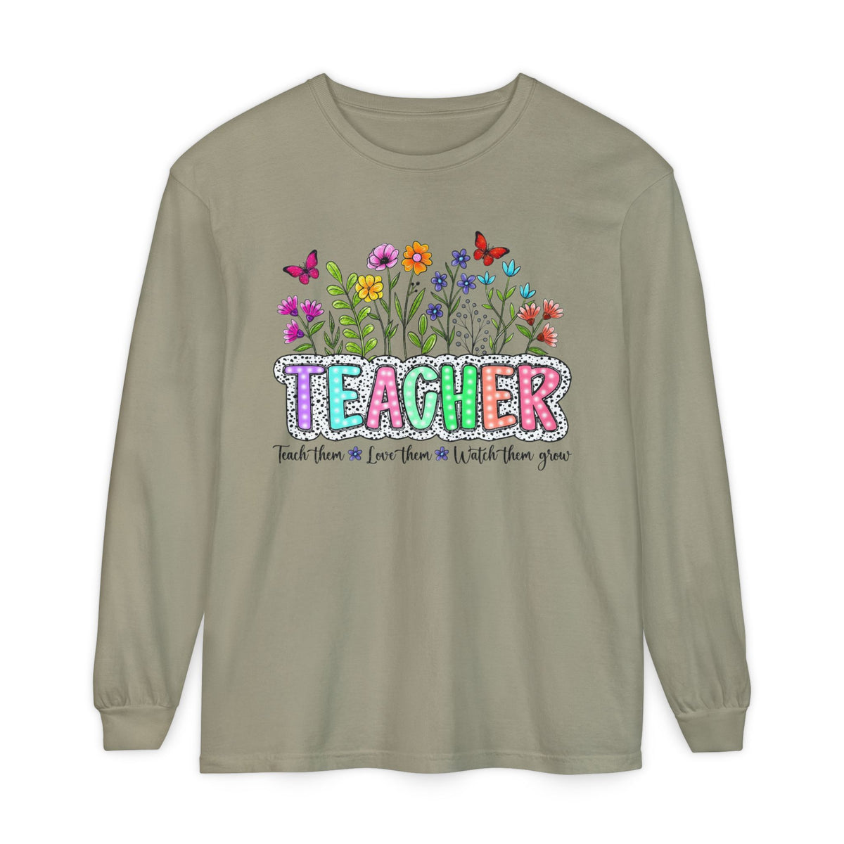 FLORAL TEACHER SWEATSHIRT