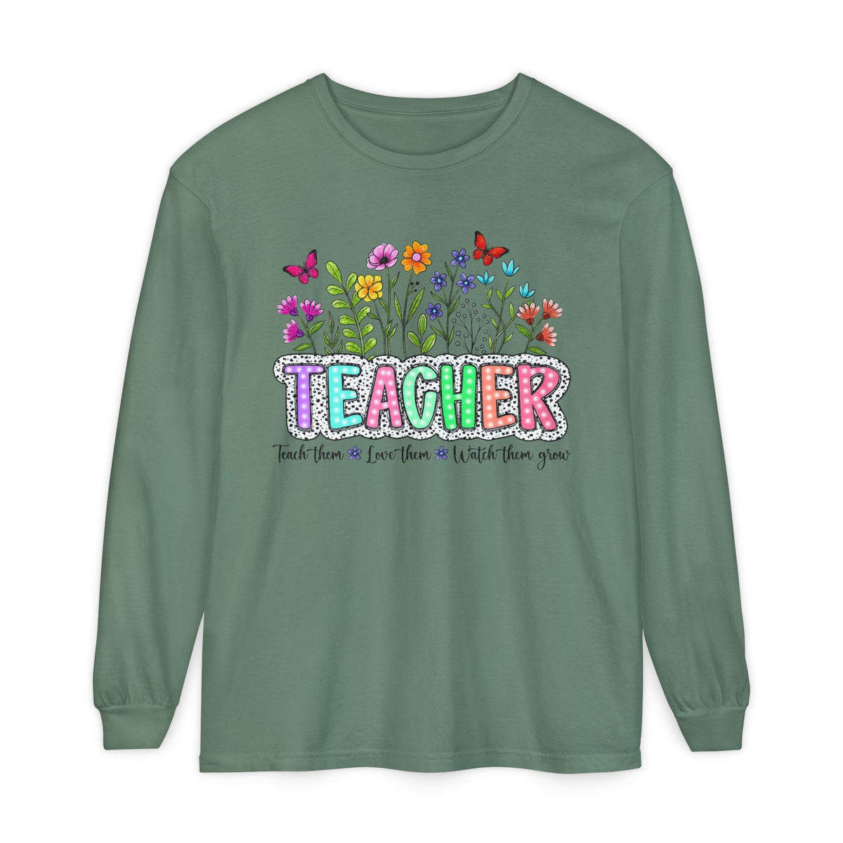 FLORAL TEACHER SWEATSHIRT