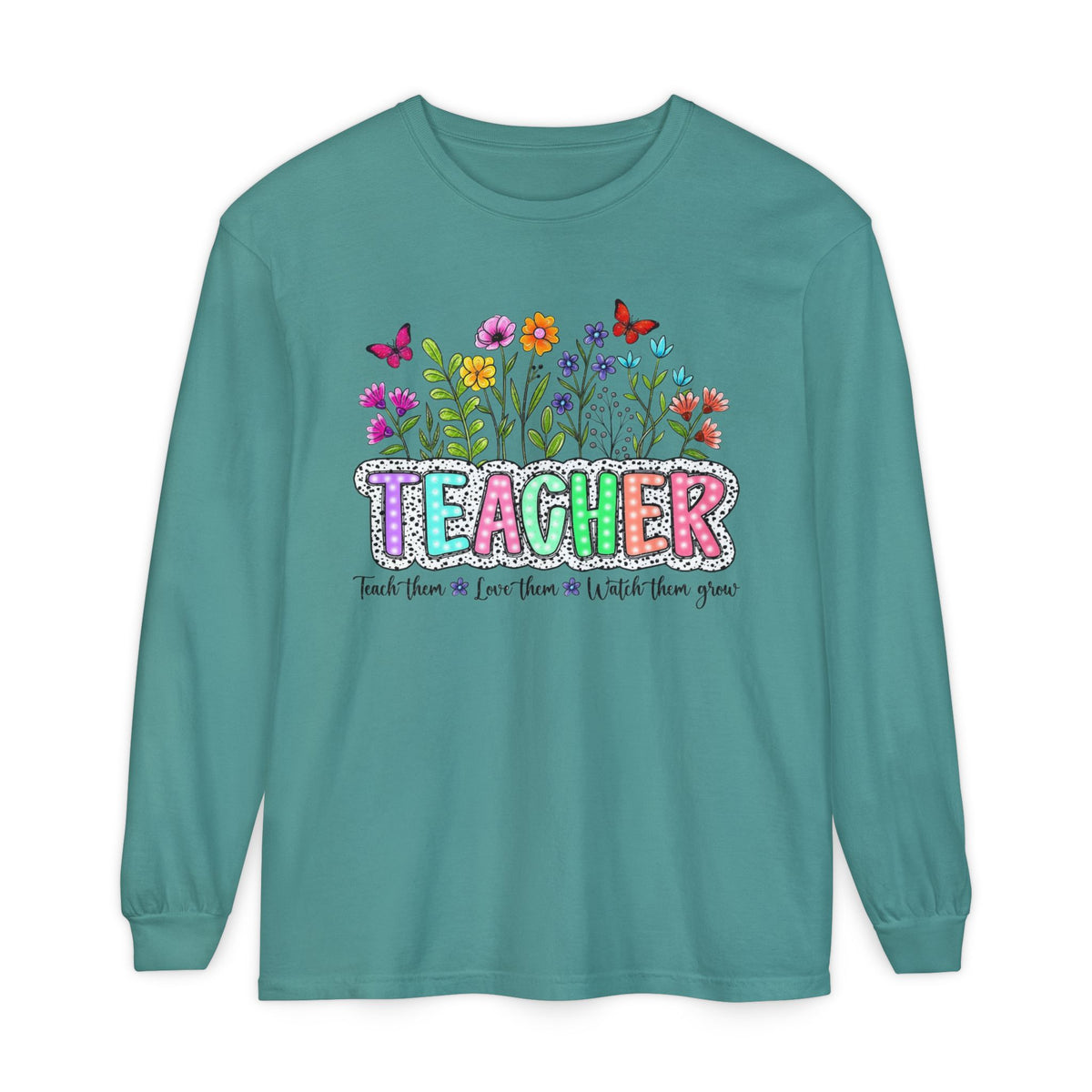 FLORAL TEACHER SWEATSHIRT