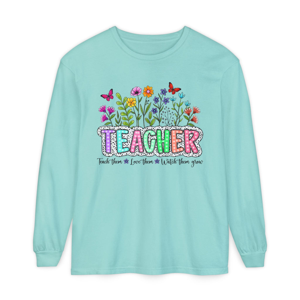 FLORAL TEACHER SWEATSHIRT