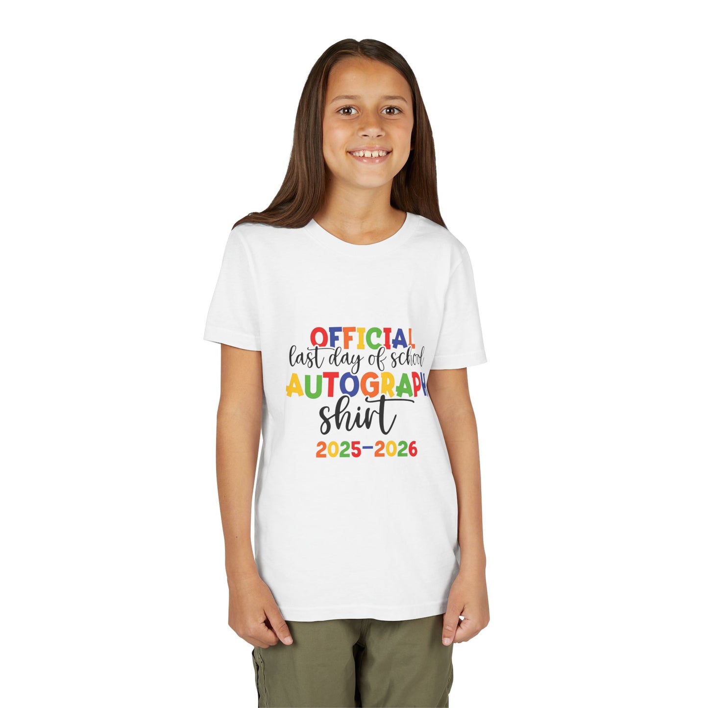 END OF SCHOOL AUTOGRAPH TEE
