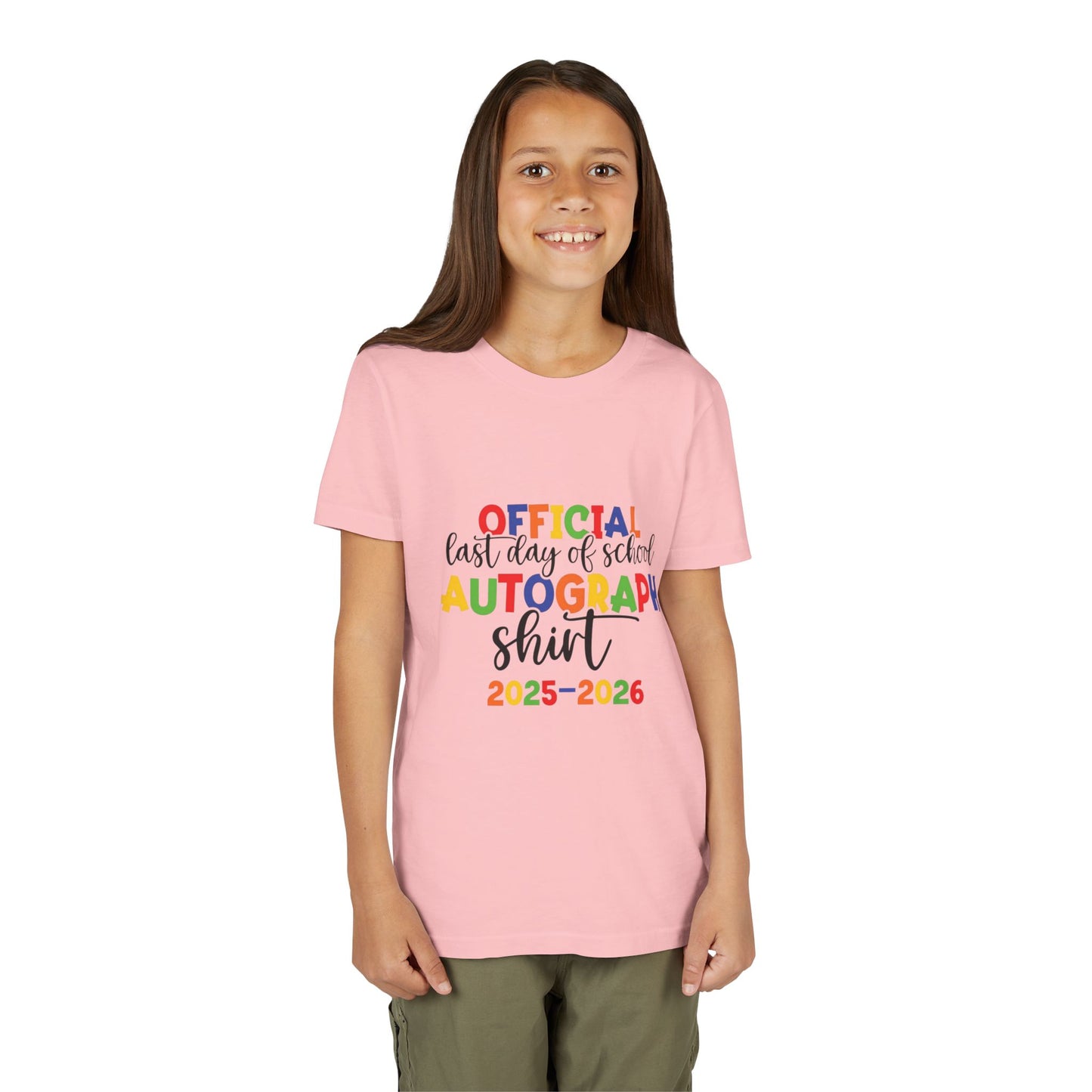 END OF SCHOOL AUTOGRAPH TEE