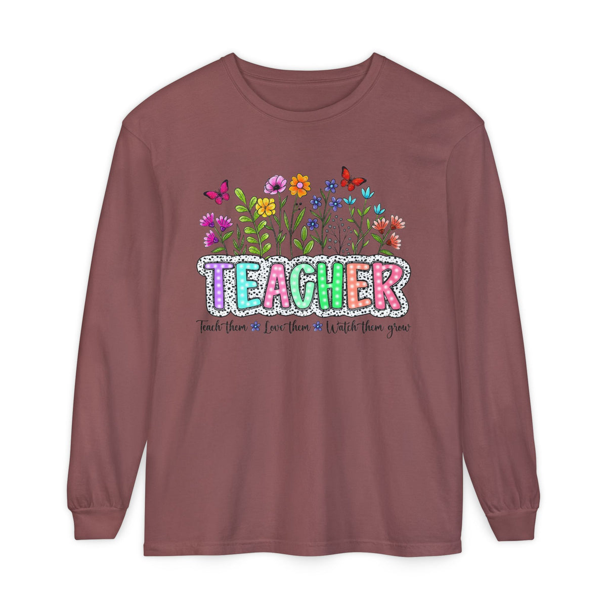 FLORAL TEACHER SWEATSHIRT