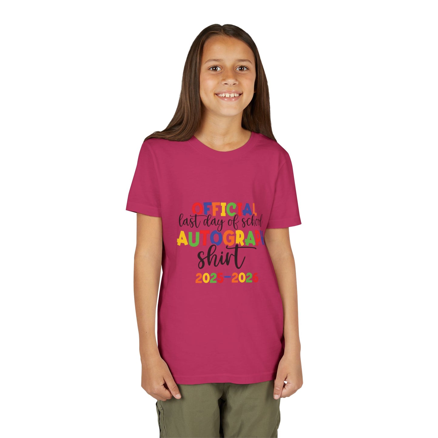 END OF SCHOOL AUTOGRAPH TEE