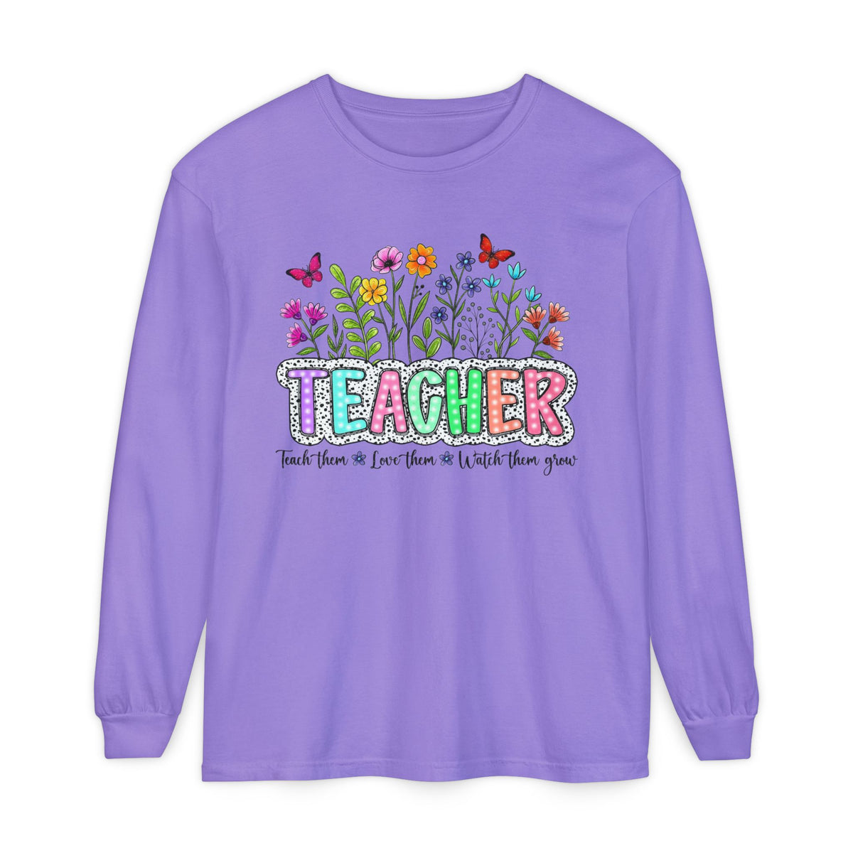 FLORAL TEACHER SWEATSHIRT