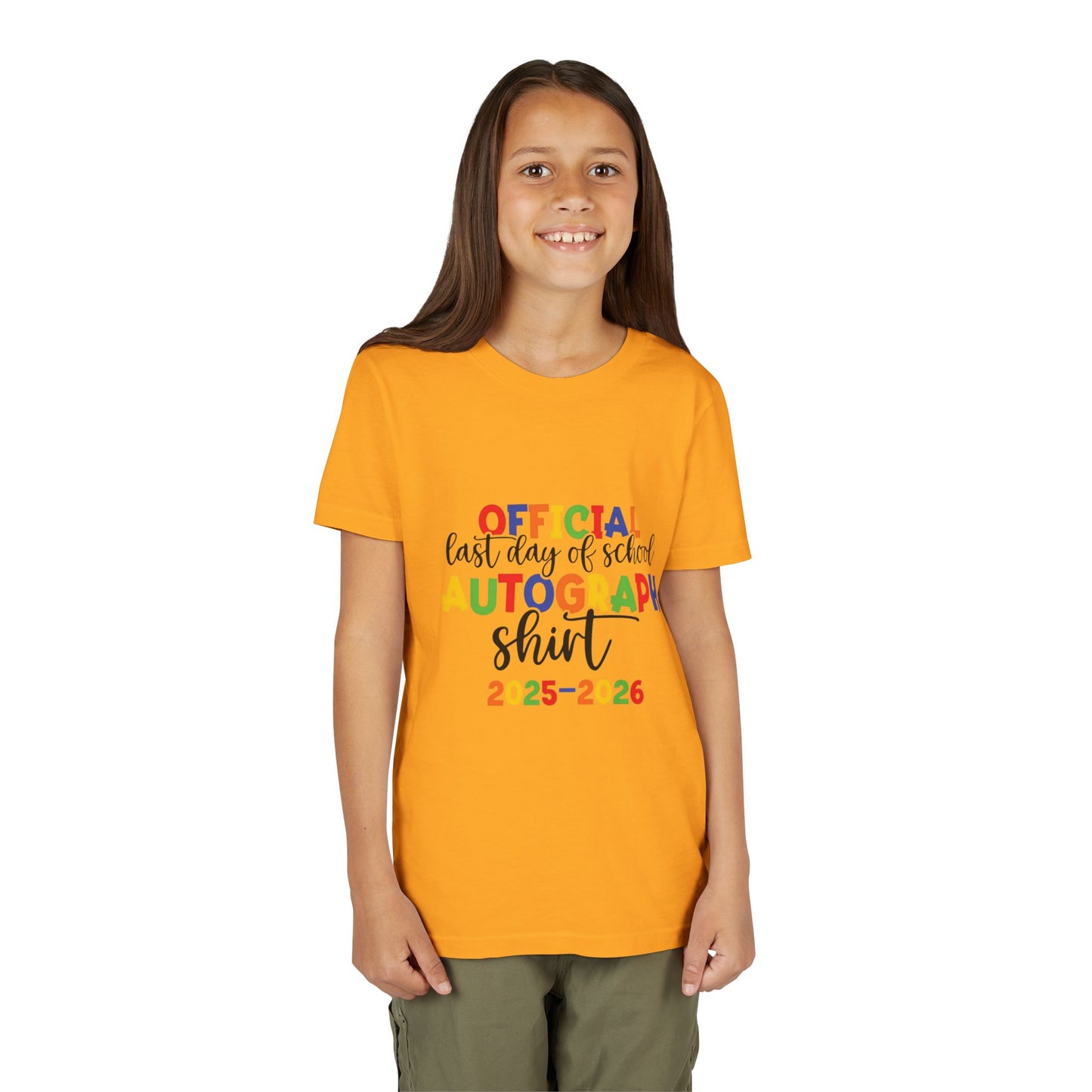 END OF SCHOOL AUTOGRAPH TEE