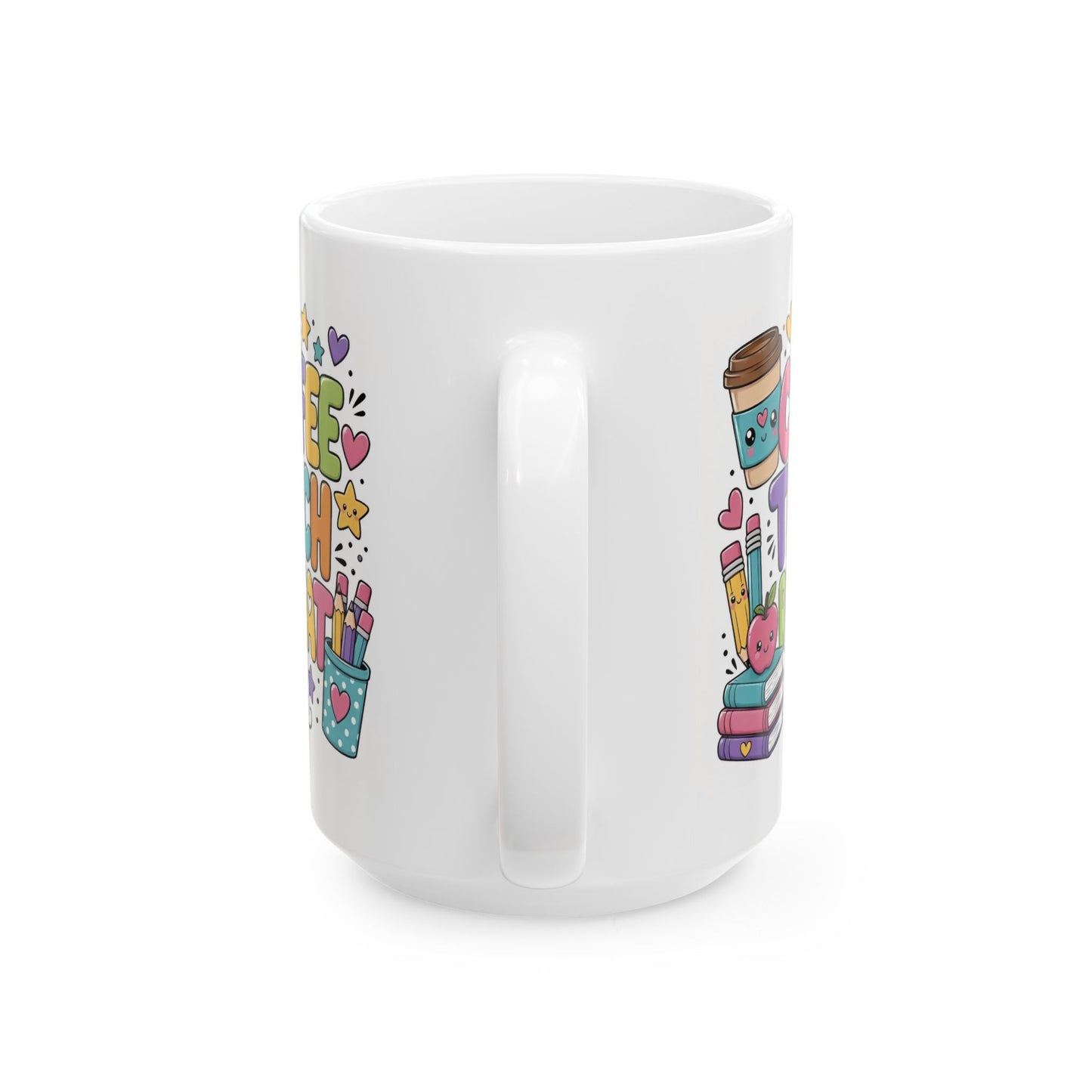 COFFEE TEACH REPEAT MUG