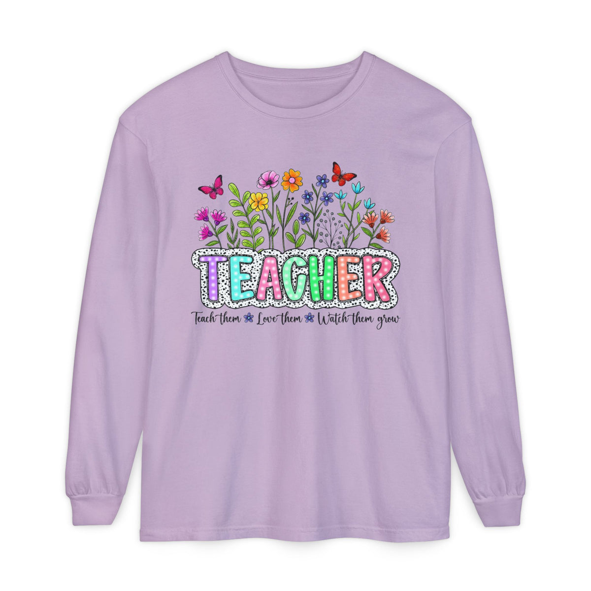FLORAL TEACHER SWEATSHIRT