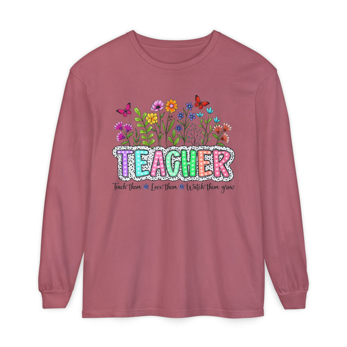 FLORAL TEACHER SWEATSHIRT