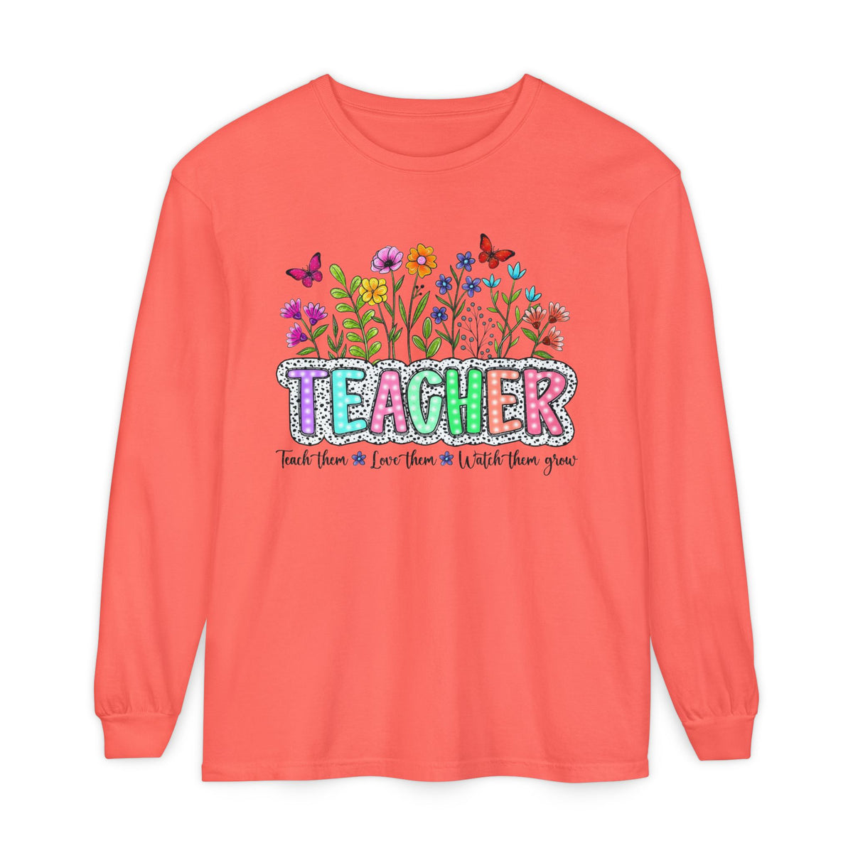 FLORAL TEACHER SWEATSHIRT