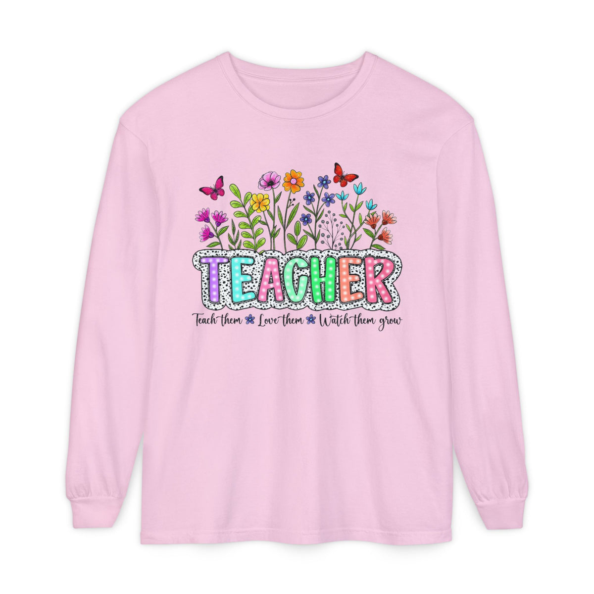 FLORAL TEACHER SWEATSHIRT