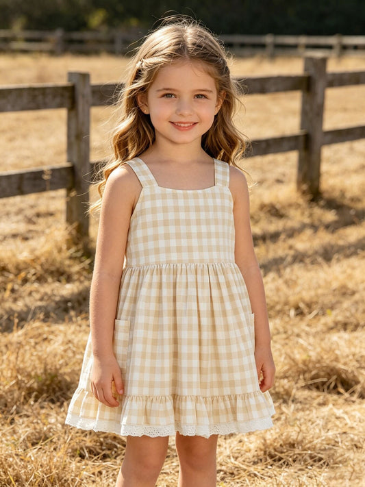 PLAID DRESS