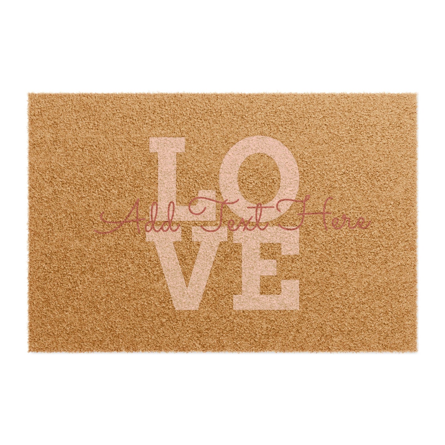 CUSTOM LOVE DOORMAT