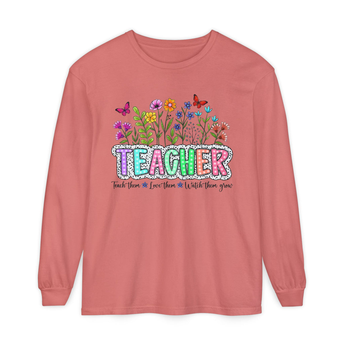 FLORAL TEACHER SWEATSHIRT