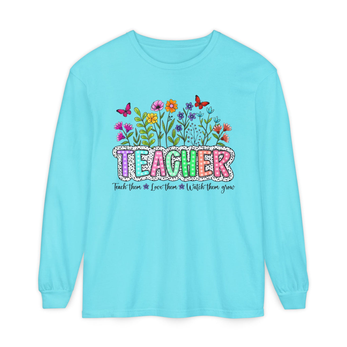FLORAL TEACHER SWEATSHIRT